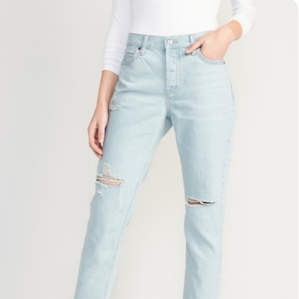 [Old Navy] Curvy High-Rise Slouchy Straight Women's Jeans